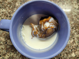 Flan al micro, de dulce de leche y coco