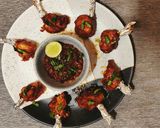 A picture of step 4 of Chicken Lollipop.