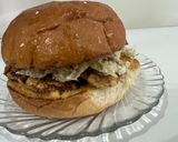 A picture of step 5 of Zinger burger.