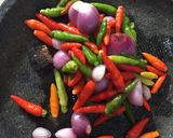 Foto langkah ke 6 dari resep Pais iwak Patin dan iwak Peda (Sambal Limau Kuit).