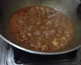A picture of step 5 of Kofta masala.