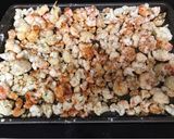 A picture of step 3 of Baked Parm cauliflower.