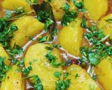 A picture of step 11 of Luchi & Alur Dom / Puri with Potato Curry.