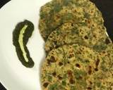 Spinach Paratha recipe step 3 photo
