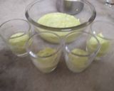 A picture of step 5 of Tiranga Shrikhand.
