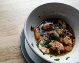A picture of step 2 of Spanish Garlic Prawns.