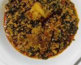 A picture of step 6 of Agushi soup.