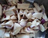 Foto langkah ke 3 dari resep Pepes jamur simpel - Pepes king oyster mushroom.