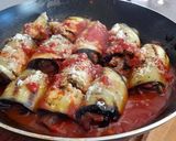 Foto del paso 3 de la receta: Rollitos de berenjenas con callampas secas