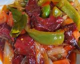 Gambar langkah 3 resipi Daging masak merah ala Thai ❤.
