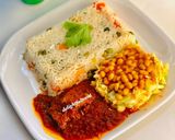 A picture of step 7 of Vegetable white rice and stew 🍲.