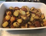 Une image de l'étape 9 de Pommes de terre rôties aux cèpes ail persil et graisse de canard.