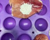 Une image de l'étape 2 de Bonbon de jambon au cottage cheese.