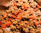 A picture of step 3 of Quick Sloppy Cheeseburger 🍔 Bites.