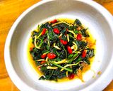 香麻薑絲枸杞葉(創意料理)的食譜步驟2照片