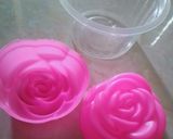 Foto langkah ke 4 dari resep Puding Mawar kaca 🌹.