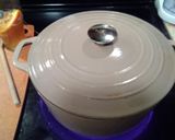 A picture of step 14 of Braised beef over egg noodles/pot roast.