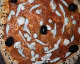 صورة لخطوة 3 من وصفة بيتزا محشية في الجوانب على الطاجين 😋