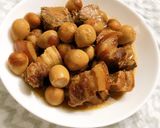 Hình bước làm 4 của món Trứng cút kho tàu