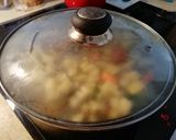 VEGÁN tárkonyos, krumplis tinoru leves recept fázis 6 fotója