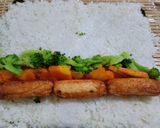 Foto langkah ke 2 dari resep Nasi Gulung Sederhana (ide bekal sekolah).