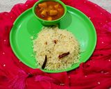 A picture of step 5 of Jeera Rice.