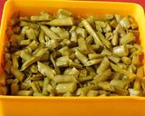 A picture of step 3 of Cluster beans Paruppu usili.