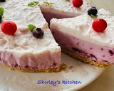 藍莓優格慕斯蛋糕 (Blueberry Yogurt Mousse Cake)的食譜步驟10照片