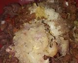 A picture of step 2 of Kufta kebab.