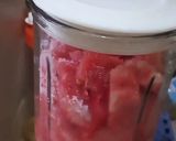 A picture of step 1 of Watermelon 🍉 popsicle.