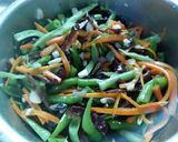 蒜味涼拌菜豆的食譜步驟6照片