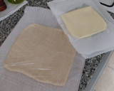 Foto del paso 5 de la receta: Croissants (v3) rellenos de crema de caramelo salado con chocolate negro