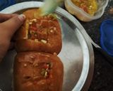 A picture of step 3 of Cheese Garlic bun pull out.