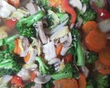 Foto langkah ke 9 dari resep Capcai Sayur Baso by @mrs_purnama_05.