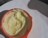 A picture of step 1 of Fry raw banana dip with white sauce.