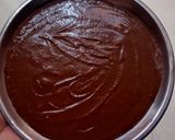 A picture of step 4 of Chocolate burfi.