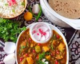 हरे बैंगन आलू की मसाला करी सब्ज़ी (Hare baingan aloo ki masala curry sabzi recipe in Hindi) रेसिपी चरण 14 फोटो