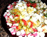 Foto del paso 3 de la receta: Ensalada de verano!!🥔🥚🌶🫑🍲 sabores mixtos!¡