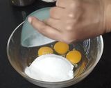 A picture of step 1 of New Year chocolate Cake 2023.
