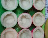 Foto langkah ke 10 dari resep Tape Singkong isi Sarikaya Pandan Suji.