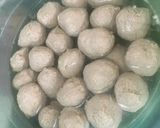 Foto langkah ke 6 dari resep Bakso sapi tanpa tepung #Keto#Ketopad.
