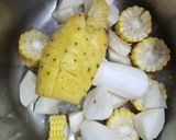 Hình bước làm 1 của món Bún Huế chay