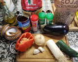 Foto del paso 1 de la receta: Macarrones con pisto y soja texturizada