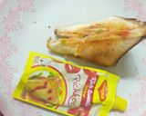 A picture of step 3 of Veg Toast.