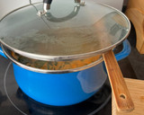 Foto del paso 7 de la receta: Potaje de judías pintas, espinacas y bacalao