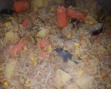 A picture of step 8 of Sunday Pilau.