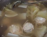 Foto langkah ke 8 dari resep Sup Tahu baso ayam udang.