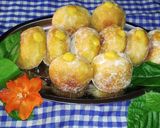 Foto langkah ke 4 dari resep Donat Bomboloni tanpa ulen isi Fla vanila.