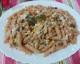 A picture of step 2 of White pasta.