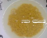 A picture of step 1 of Bajre ki khichdi (pearl millet khichdi).